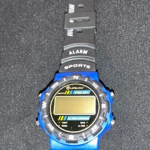 Lifelong Chrono Sport Watch W/Black Band.